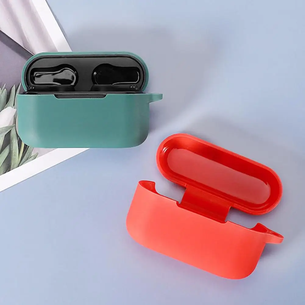 

Silicone Earphone Protective Case For 1MORE Omthing Shockproof Anti-fall Earbuds Cover Shell Accessories
