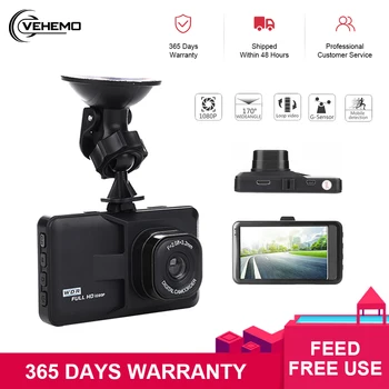 

Car DVR Dash Camera FHD 1080P Driving Recorder Night Vision Loop Recording 170 ° Wide Angle Motion Detection Dashcam Registrar