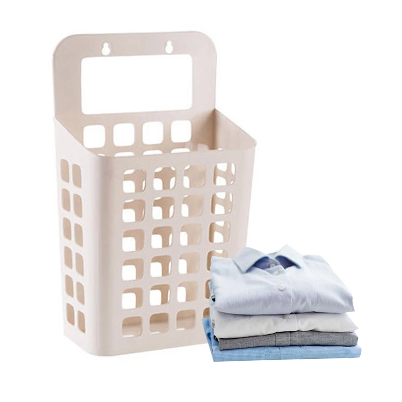 

2019 Hot Laundry Baskets Portable Storage Box Self-adhesive Basket for Toy Clothes Durable Sundries Organizer Cesto Organizador