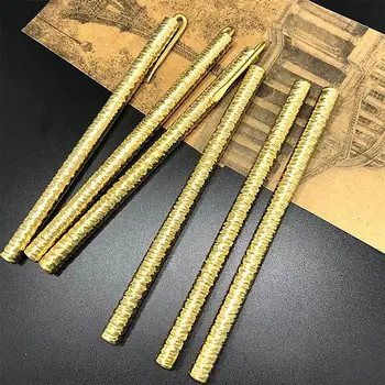 

Unique Smooth Metal Gel Pen Fine Point with Retractable Refill Comfort Grip