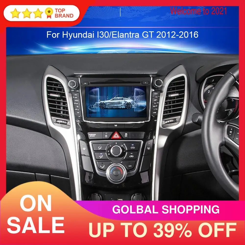 Автомобильный DVD плеер Android 10 PX5/PX6 GPS навигация для Hyundai I30 Elantra GT 2012 2016 авто радио