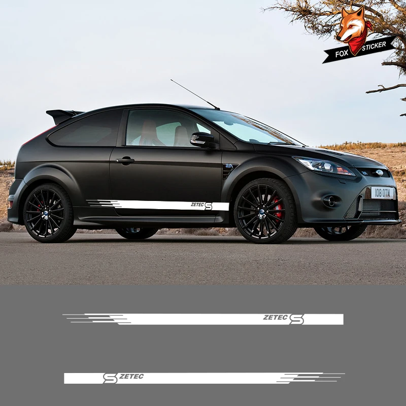 2 стороны автомобиля Графика винил боковые полосы Авто Стикеры наклейки на авто