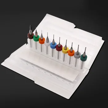 

10pcs PCB CNC Print Circuit Board Carbide Alloy Drill Bits 0.1-3.0mm Tool LB88