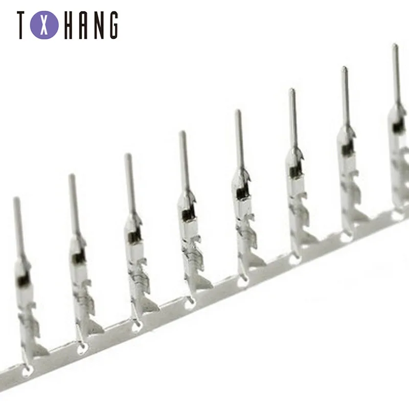 

100pcs dupont reed DUPONT housing male terminal FOR 2.54MM PITCH dupont CONNECTOR FOR JUMPER WIRE CABLE Pins Crimp