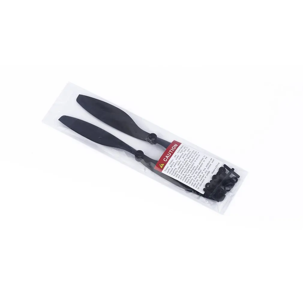 Hot! High1pair 10x4.5" 1045 BLACK Red Nylon Propeller For Hex Rotation Hexa Multicopter New Sale