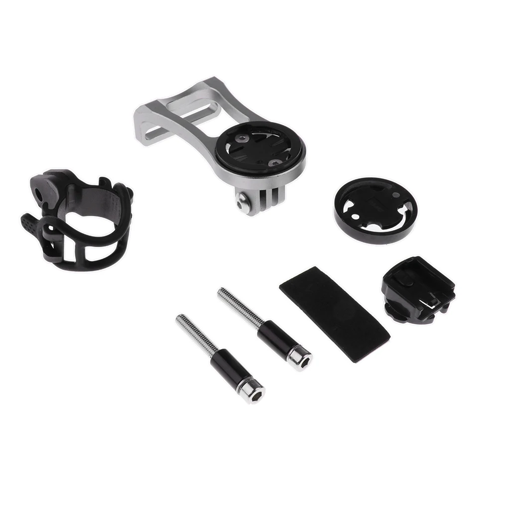 1 Set Aluminum Alloy Cycling Bike Computer GPS Extension Mount for Garmin Edge/Cateye/Bryton