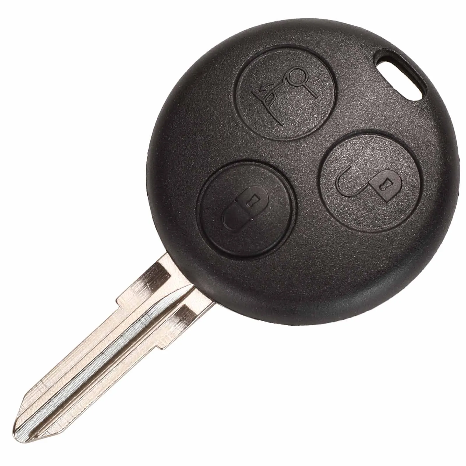 Jingyuqin 3 кнопки дистанционного ключа автомобиля для Mercedes Benz ключ Smart Fortwo 450 Forfour Roadster Chiave 433 МГц авто брелок лезвие