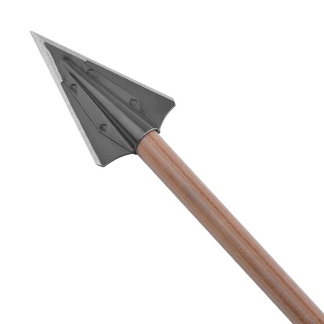 Punte Freccia SHARROW 90 Grani - Teste Da Caccia Con 2 Lame Per Arco Tradizionale E Composto