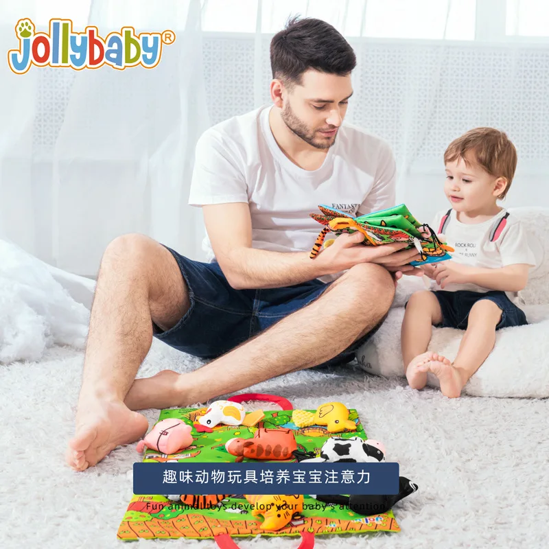

Трехмерная тканевая книга для детей 1-3 лет
