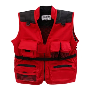 

Kids Quick-Dry Multi-Pocket Fishing Photo Vest Outdoor Hunting Mesh Jacket