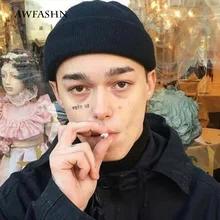 Шапка мужская/Женская трендовая модная женская мужская маленькая шапка зимняя теплая толстая зимняя шапка Повседневная темпераментная свободная вязаная шапка