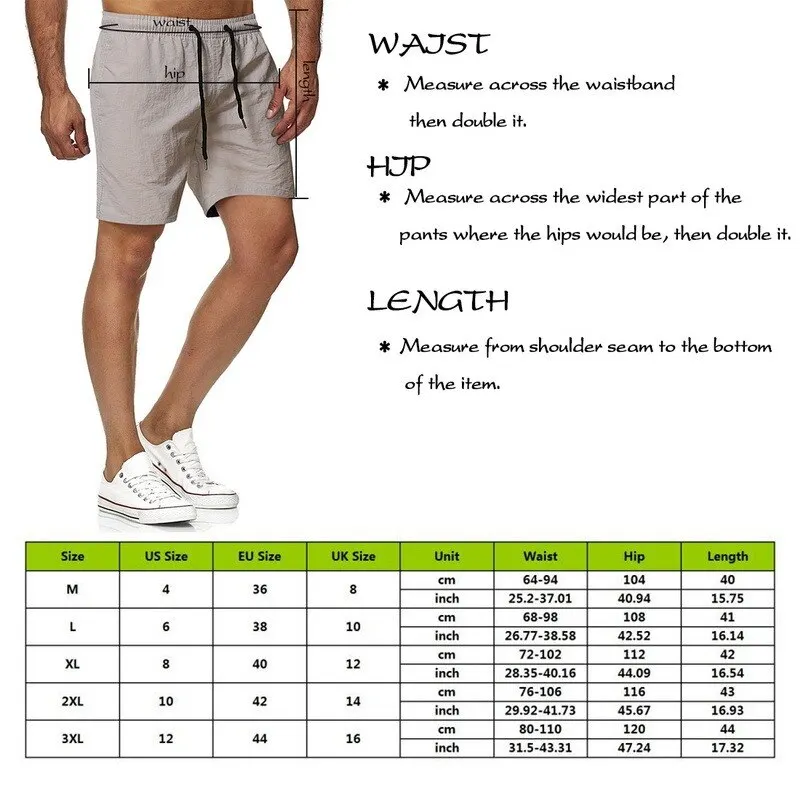 Puimentiua 2021 Summer Hot Shorts Men's Solid Color Linen Shorts Men's Summer Loose Breathable Casual Shorts Beach Shorts cheap cargo pants