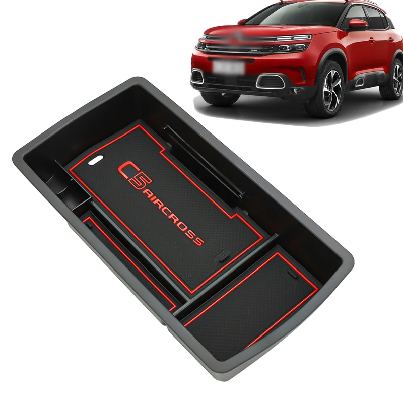 Центральной консоли перчатки лоток подлокотник ящик для хранения Citroen C5 Aircross 2017