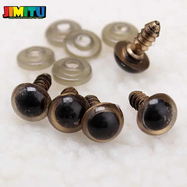 JIMITU 5 шт. 10 18 мм пластиковые куклы безопасные игрушечные Глазные яблоки для