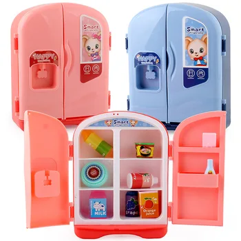 

Children Pretend Play Toys Set Simulation Refrigerator Food Kitchen Toys for Kids Play House Game Girls Gift