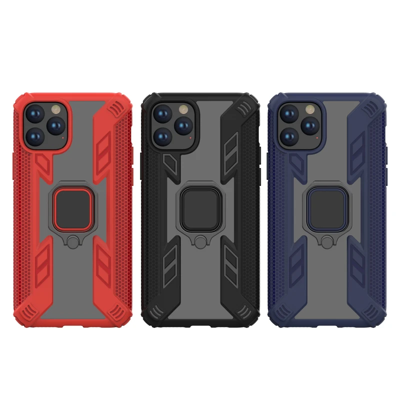 

Case For IPhone 11 Armor Shockproof Cover For IPhone 11 11 Pro 11 Pro Max Metal Ring Case For IPhone 11 11 Pro 11 Pro Max Cover