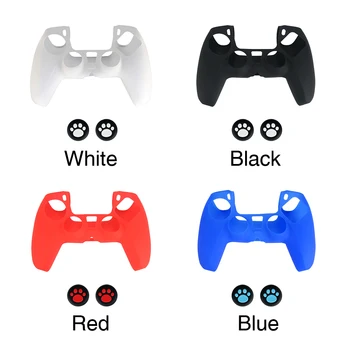 

4 Colors Anti-slip Silicone Cover Skin Case Protective For Sony PlayStation Dualshock 5 PS5 DS5 Pro Slim Controller