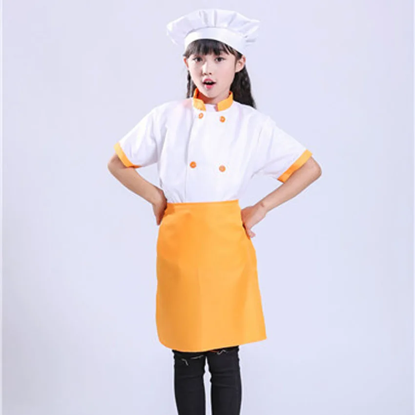 Детский костюм шеф повара рубашка фартук и Кепка| |