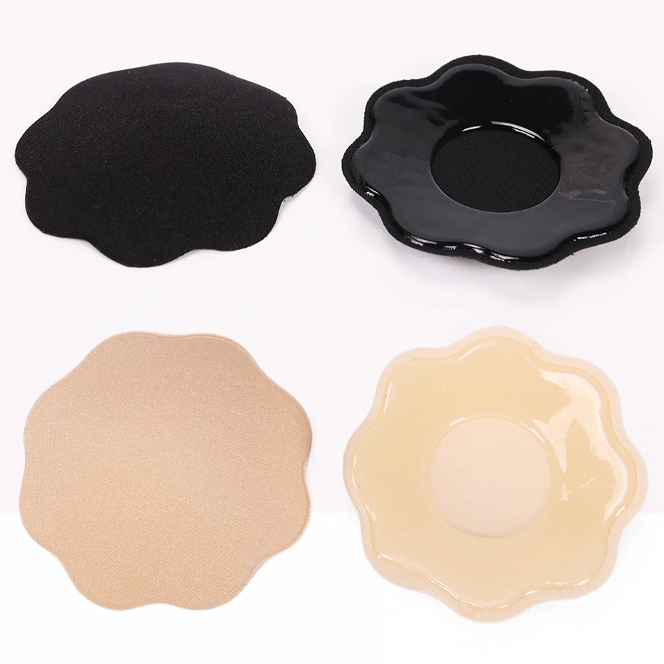 

1 Pair Sexy Reusable Self Adhesive Silicone Breast Pad Pasties Petal Chest Stickers Nipple Cover Invisible Intimates Accessories
