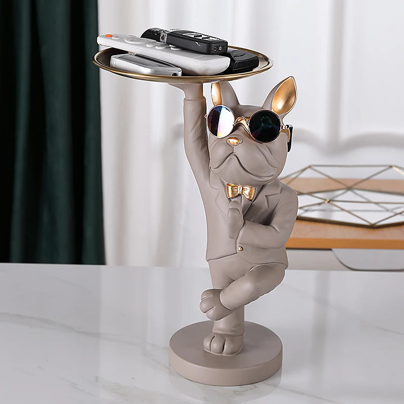 Sunglasses Toy Art Metal Working Animal Glasses Dog Statues Just6F