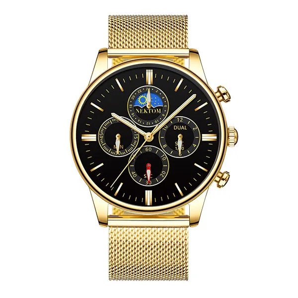 Relojes часы мужские модные спортивные кварцевые часы мужские s часы лучший бренд класса люкс Бизнес водонепроницаемые часы Relogio Masculino - Цвет: W9192G
