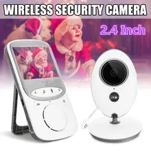 2,4 дюймов цифровой беспроводной ночного видения детский монитор ночного видения ЖК-Аудио Видео камеры безопасности 2 способа разговора температурный монитор