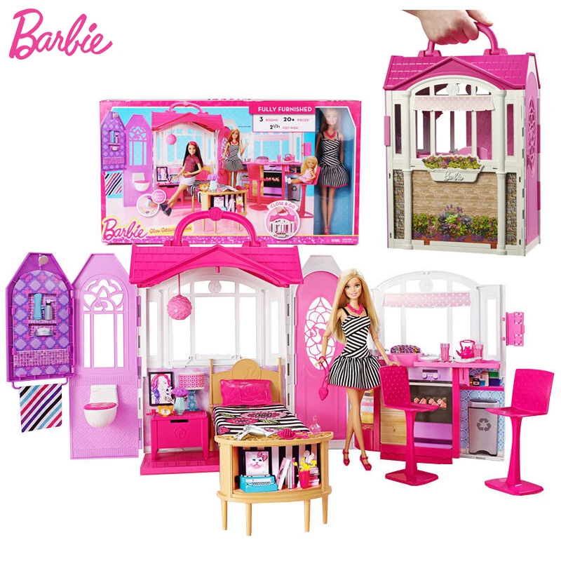 complete barbie home set