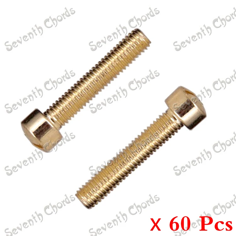 60 шт. Шпульный болт для электрогитары|Детали и аксессуары гитар| |