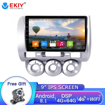 

EKIY 9" IPS Touchscreen Octa Core Car DVD GPS Navigation Multimedia Player For For Honda Jazz City 2004 2005 2006 2007 Wifi/4G
