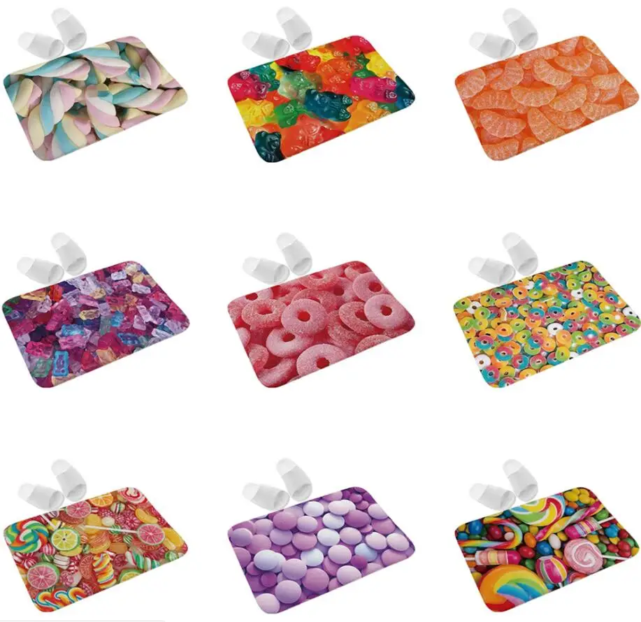 Коврик для двери с геометрическим узором, Противоскользящий коврик, мягкая фланелевая подкладка, коврик для двери в гостиную, распродажа