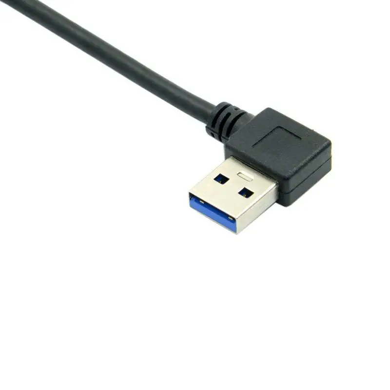 0,4 м прямоугольный 90 градусов USB 3,0 A типа «Папа-прямой» A Тип «папа» кабель для передачи данных