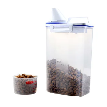 

Pet Food Storage Dog Universal FoodSmall Portable with 2kg Plastic Universal 500ml Food Storage Pet Feeders Supplies