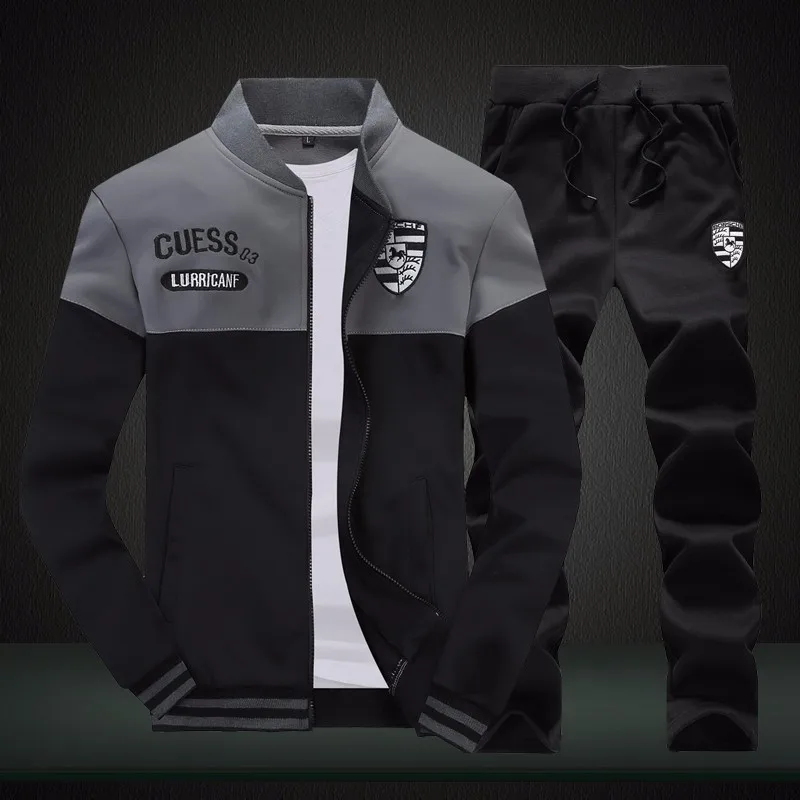 Autumn Sports Suit Male Spring and Autumn Young Students Running Couple Sports Baseball Uniform 2