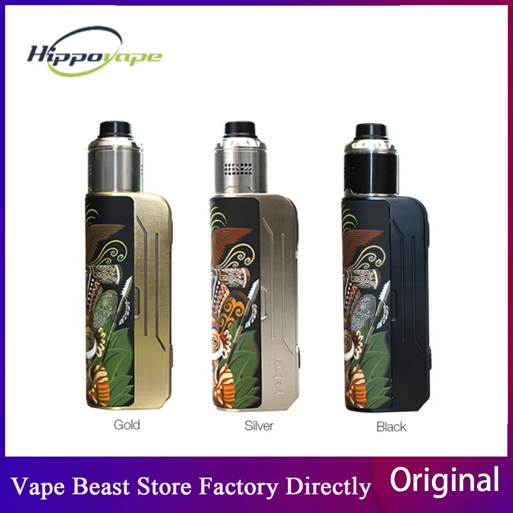 Hippovape Papua 100 Вт VW Box MOD Power by 18650/20700/21700 аккумулятор и водонепроницаемый чипсет vs Kudos/GEN