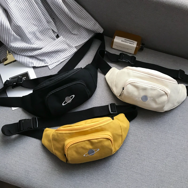 Холщовые Женские поясные сумки унисекс нагрудная сумка трендовая поясная Повседневная дорожная женская