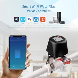 Tuya Smart Home – vanne d'eau WI FI, à Air, manipulateur intelligent, interrupteur de vanne à bille, commande vocale 