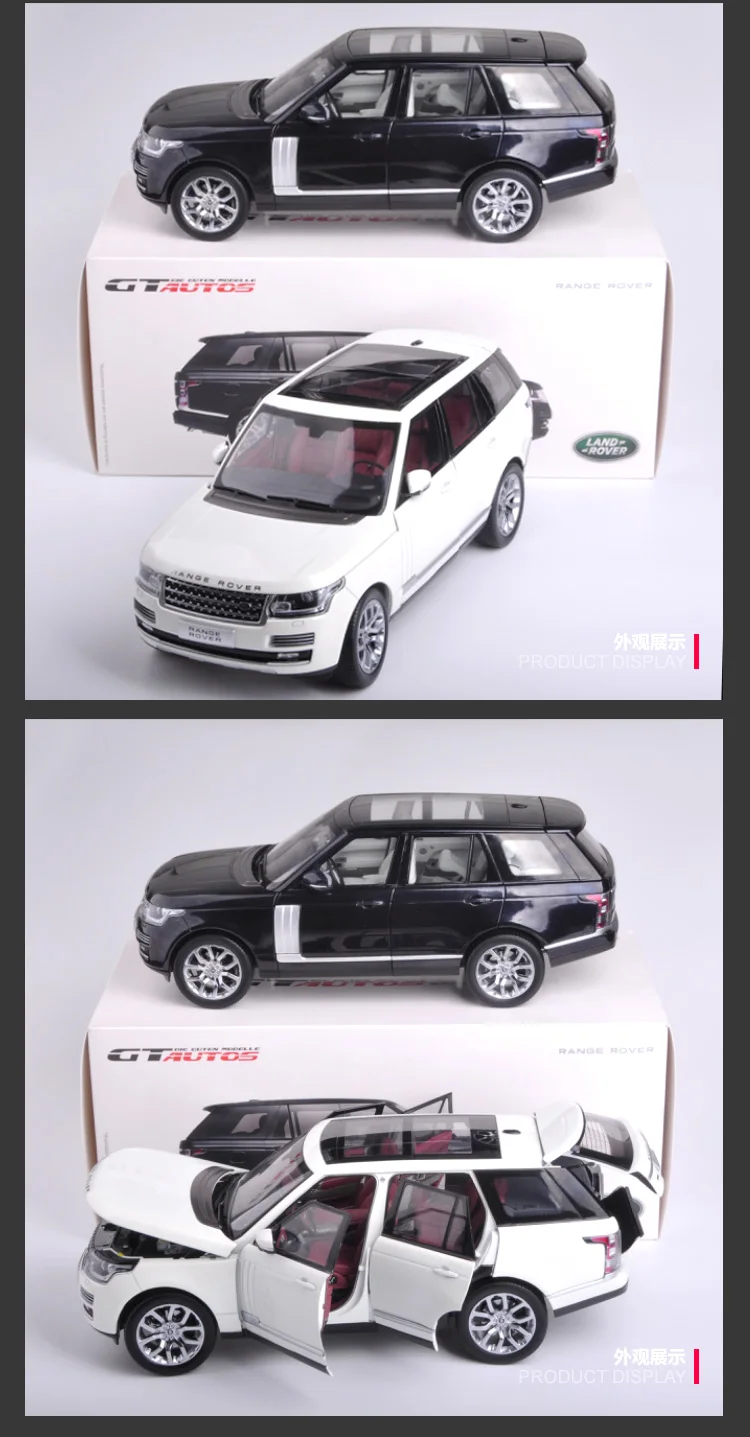 Welly GTAutos 1/18 1:18 Масштаб Land Rover Range Rover спортивный автомобиль внедорожник дисплей металлические модели детские маленькие игрушки для мальчиков