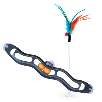 

Trackball Toy Suction Window Trackball Tunnel Pet Toys Pet Accessories Pet Toys Products