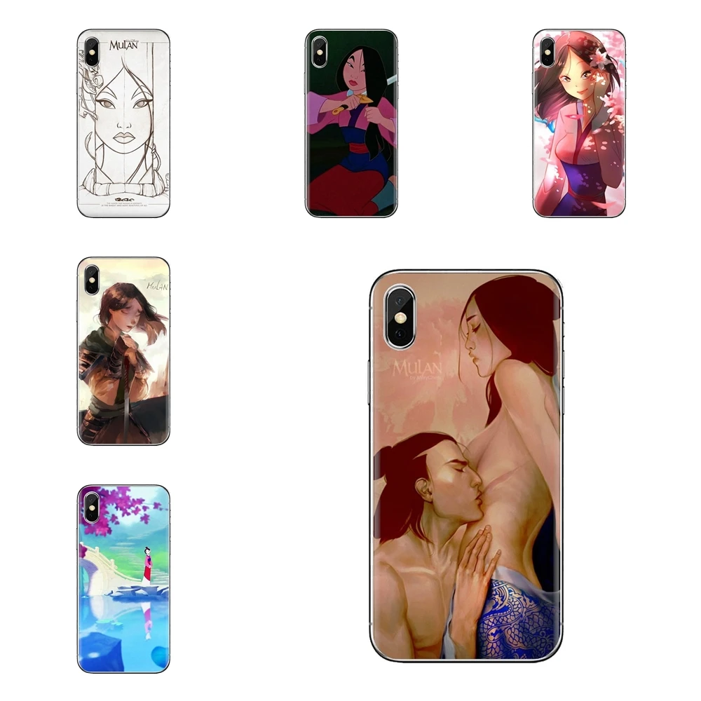 Phone Housing Case For Huawei Nova 2 3 2i 3i Y6 Y7 Y9 Prime Pro GR3 GR5 2017 2018 2019 Y5II Y6II Chinese Japan Style Anime Mulan |
