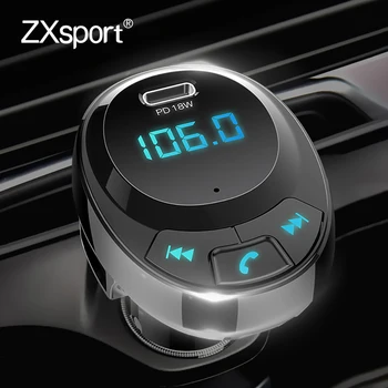 

Car MP3 Player Charger Hands-free FM Transmitter Bluetooth PD 18W Car Phone Charger For Audi A3 A4 B6 B8 A6 C6 80 B5 B7 A5 Q5 Q7