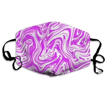 

Abstract Liquid Color Pattern Washable Reusable Mask, Cotton Anti Dust Half Face Mouth Mask For Kids Teens Men Women With