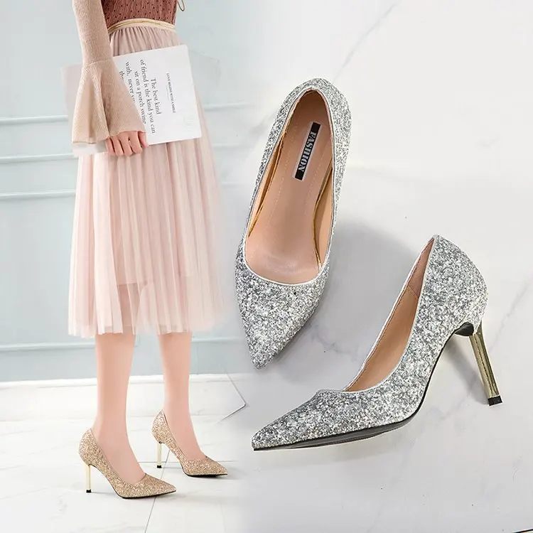 Zapatos de boda para mujer, 20, estilo nuevo, zapatos de tacón bajo para  matrimonio, zapatos de novia generalmente usables, vestido de boda para  dama de honor, zapatos de tacón alto|Zapatos de tacón