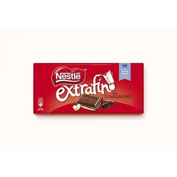 

Nestlé Chocolate Extrafino - Paquete de 25 unidades x 120 gr - Total: 3 kg