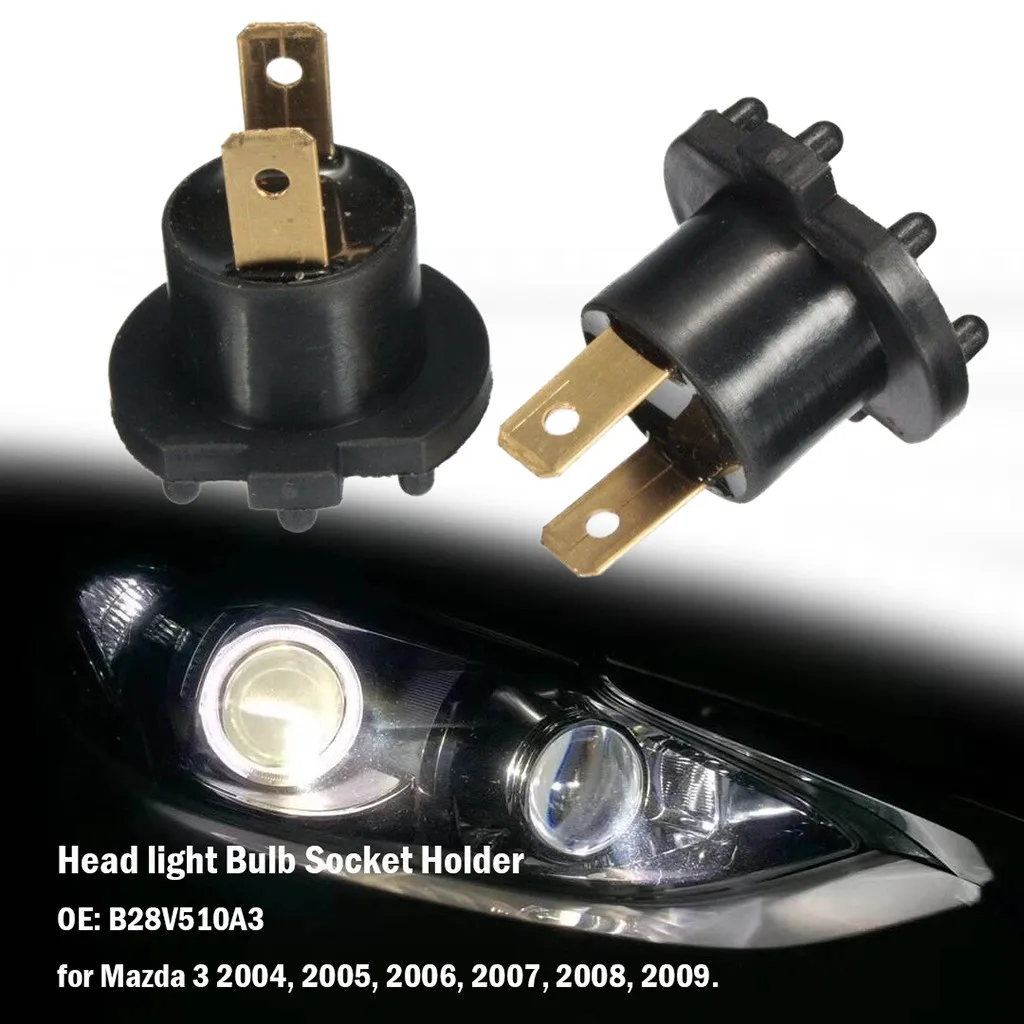 2 шт. держатель для головки лампы Mazda 3 2004 2009/5 2006 2010/Protege 2001 2003/Protege5 2002 2003 OEM B28V510A3