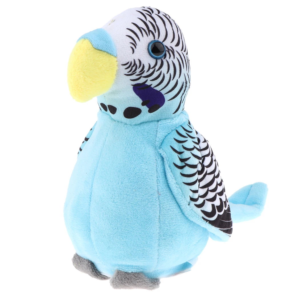 Talking Parrot Toy, Repeat What You Say Parrot Toys, Funny Mimic Electric Animal Plush Toy