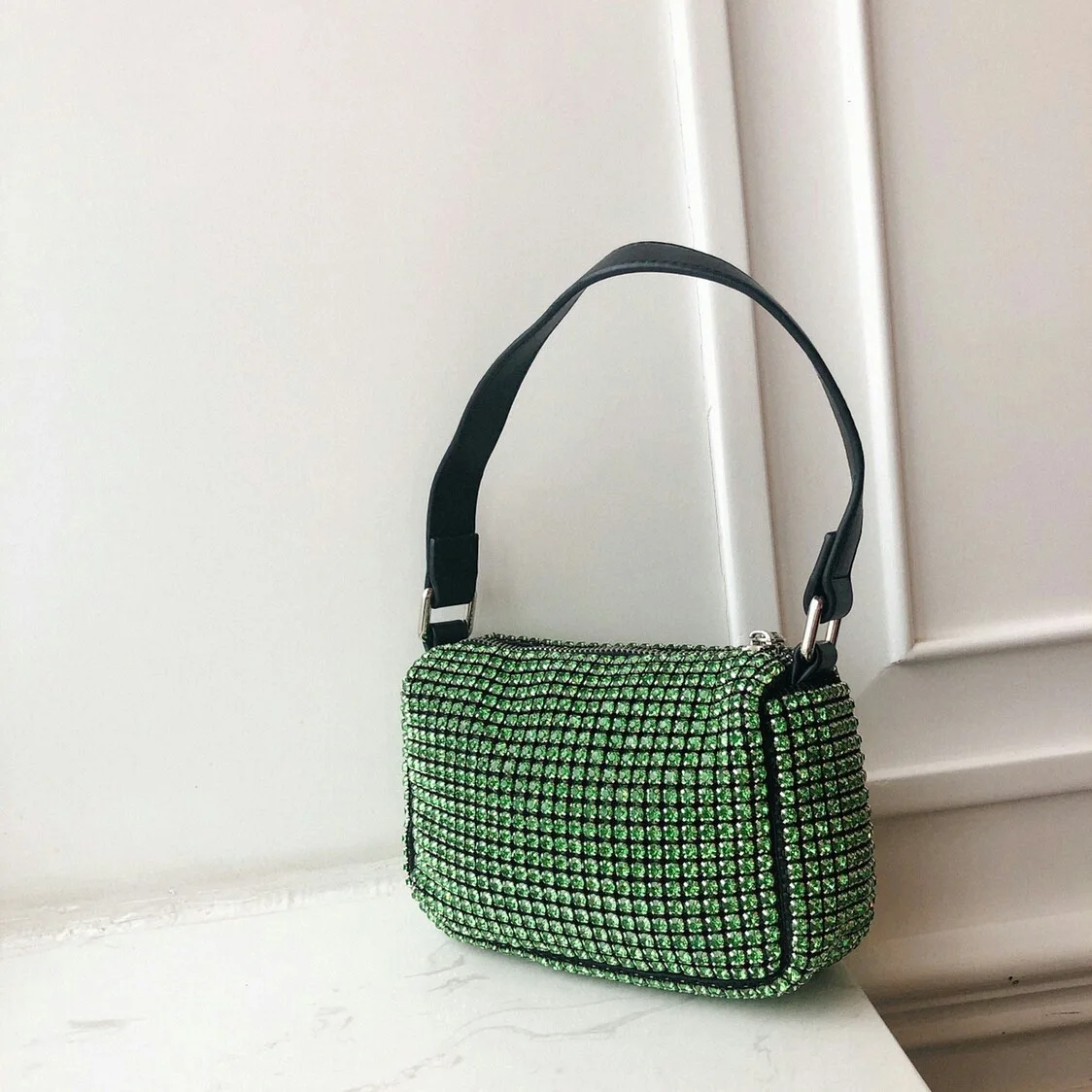 BXX Sac/ модные осенне-зимние роскошные женские сумки дизайнерские высококачественные кожаные цветные стразы сумка через плечо ZE573