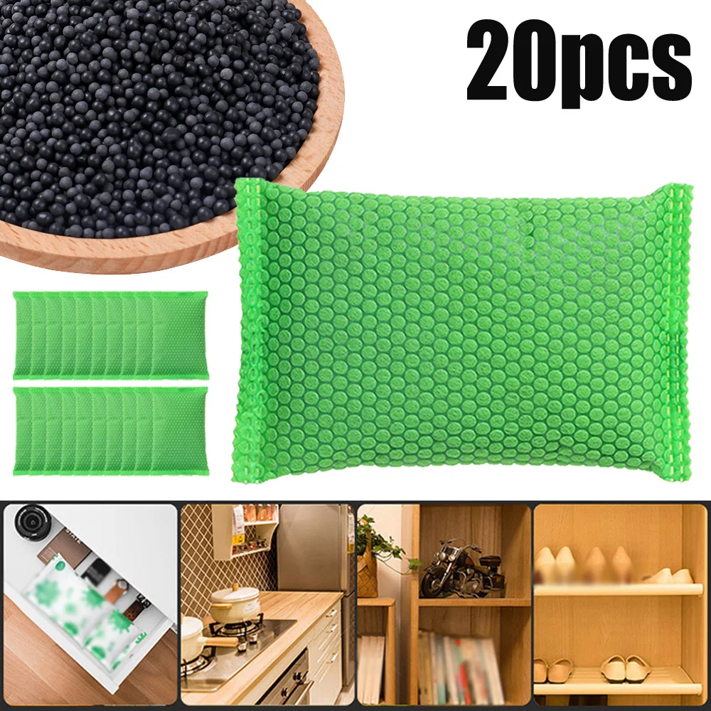 

Activated Bamboo Charcoal Bags 20Pcs Home Decoration Air Fresheners Refrigerator Car Cabinet