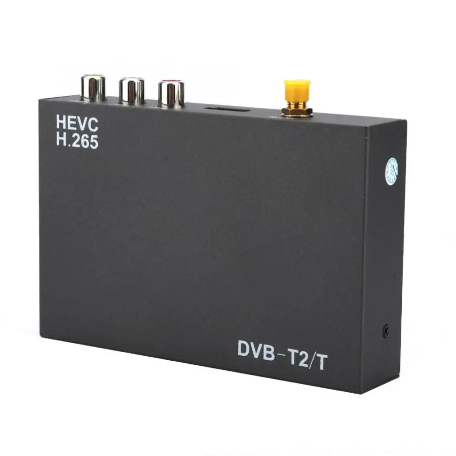 DVB-T2 229 H.265 цифровой портативный ТВ приемник Пульт дистанционного управления тюнер коробка Автомобильная цифровая ТВ коробка для DVB-T744/DVB-T2EN302755