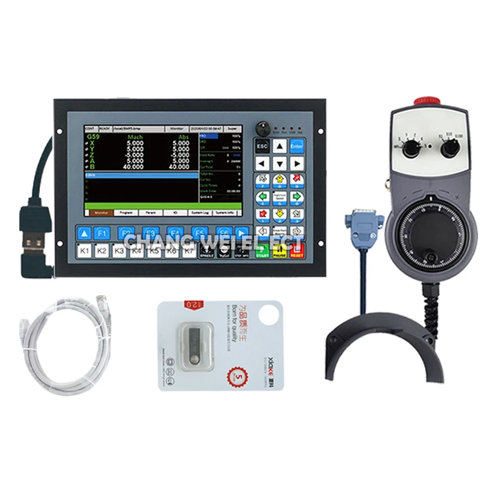 

Mach3 Cnc Offline Controller Kit Ddcs-expert3/4/5 Axis 1mhz G Code Instead Of Ddcsv3.1+5-axis Electronic Handwheel Mpg