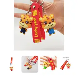Durable Key Ring Vivid PVC Cartoon Design Keyring Pendant  Keychain    Keyring Holder
